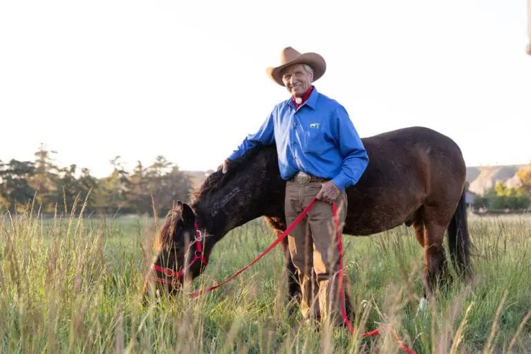 Monty Roberts and hid Beloved Horse Shy Boy