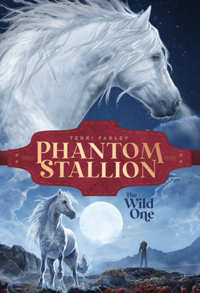 New Cover Art for the Novel, "The Phantom Stallion " by Terri Farley